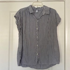 Old Navy Pinstriped Blouse